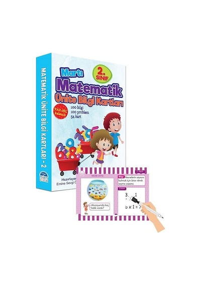 2.Matematik Ünite Bilgi Kartları - Emine Sevgi Özen - Martı Yayınları