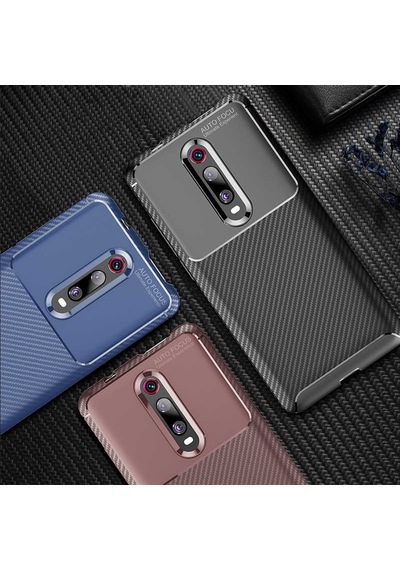 Xiaomi Mi 9t Kılıf Zore Negro Silikon Kapak Siyah