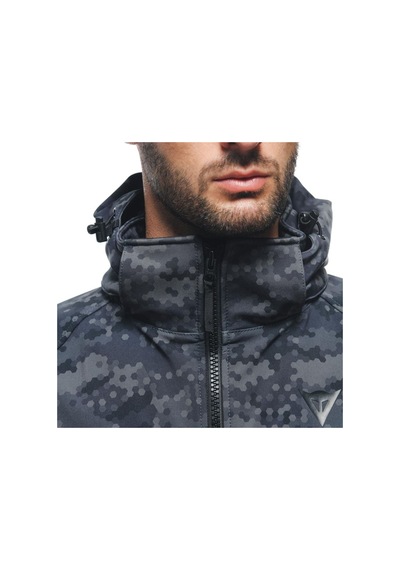 Dainese Ignite Tex Ceket Siyah Camo Gri