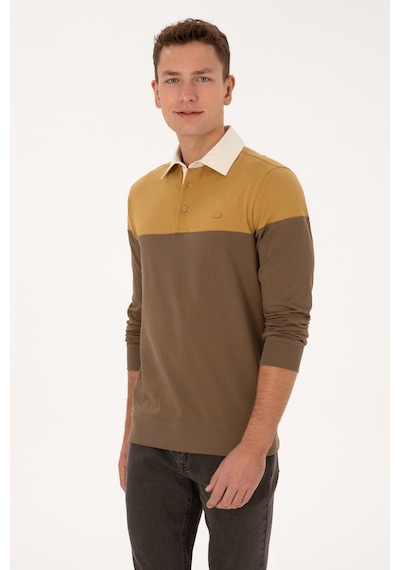 U.s. Polo Assn. Erkek Petrol Sweatshirt 50316428-vr151 Oıl
