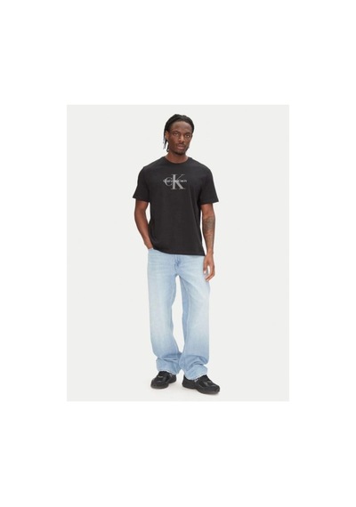 Calvin Klein Ss Hero Monologo Tee 20s-8554 Black