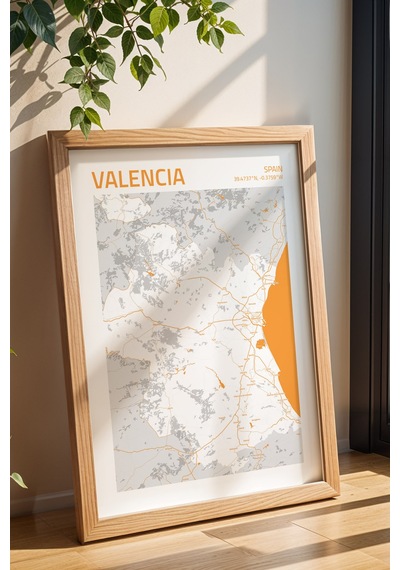 Valensiya İspanya Spain Haritası Çerçeveli Tablo Lüks Salon Ofis Duvar Dekorasyonu Hediyelik Tablo Kayın Valensiya İspanya Spain Haritası Çerçeveli Tablo Lüks Salon Ofis Duvar Dekorasyonu Hediyelik Tablo Kayın