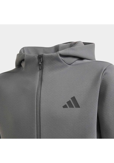 Adidas Ky6295 J Z.n.e. Fz Hd Çocuk Eşofman Üstü Gri