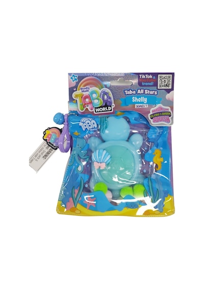 Taba World Shelly Deniz Kızı Kaplumbağa Squishy Oyuncak Seri 1 Glow In The Dark Hayvanlar