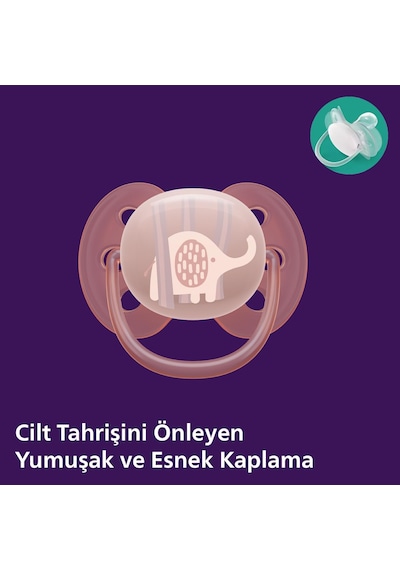 Philips Scf091/09 Ultra Soft 0-6 Ay 2li Kız Emzik