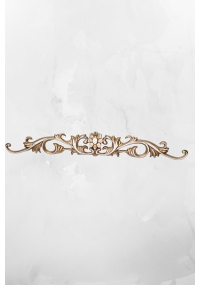 Dekoratif Poliüretan Tavan-duvar-mobilya -dekor-kapı Papatya Motif 10 Cm X 65 Cm