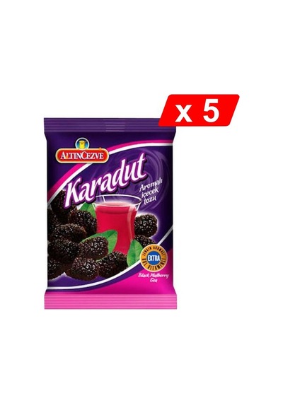 Altıncezve Karadut Aromalı İçecek Tozu 5 x 250 G