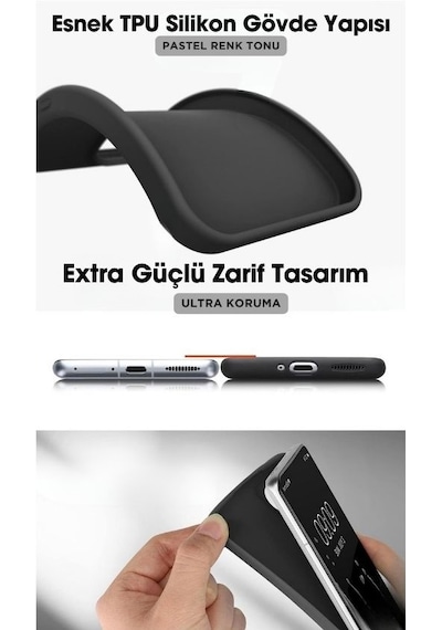 Honor Magic 7 Pro Uyumlu Silikon Kılıf - Kamera Korumalı Esnek Pastel Renk Kapak - Lacivert