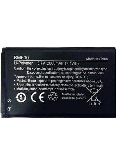Senalstore Sony Xperia M2 Uyumlu Arka Kapak Pil Kapağı Zyxel Wah7608 300 Mbps 2.4 Ghz 4g-lte Router Batarya Pil Bm600