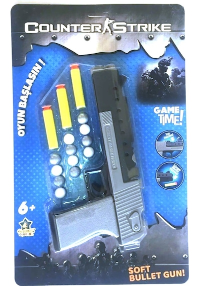 Erdem Toys Sünger ve Top Atan Tabanca Seti