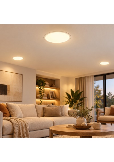 Ld648 B840 48w Sıva Altı Yuvarlak Ayarlanabilir Pmma Led Panel 3000k