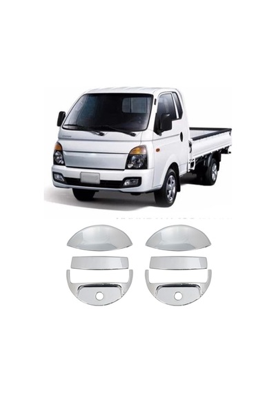 Hyundai H100 Uyumlu 2004 Ve Üzeri Kapı Kolu 6 Parça Abs Krom Kaplama