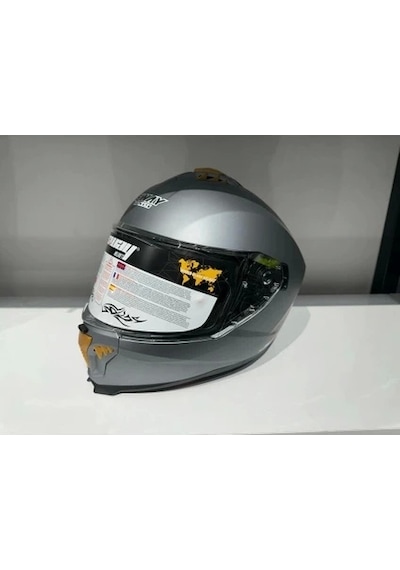 Sway Sw-865 Güneş Gözlüklü Motosiklet Kaskı Mat Gri