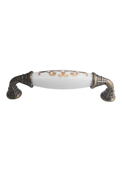 Turqualy Porselen Kulp Antik Sarı 96 Mm