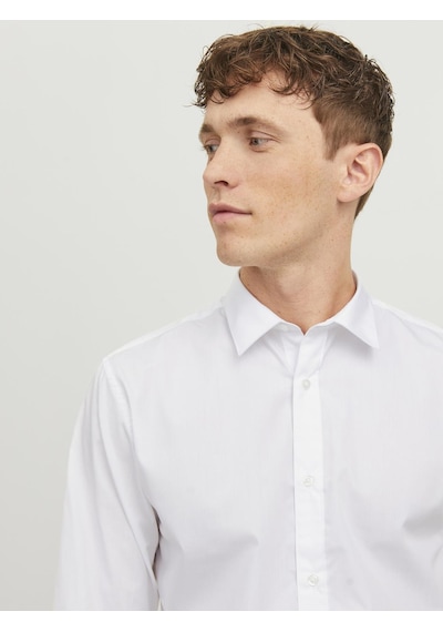 Jack & Jones Erkek Slim Fit Uzun Kollu Gömlek - Joe - 12187222 White