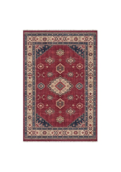 Dekoratif Halı Kaymaz Taban Leke Tutmaz Yıkanabilir Kilim Özel Ölçü Salon Halısı 3028
