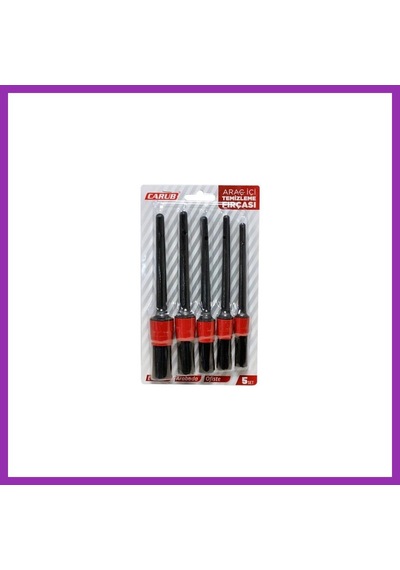 Bezos 5pc Arac Icı Tem Fırcası 1 Adet Bty Standart