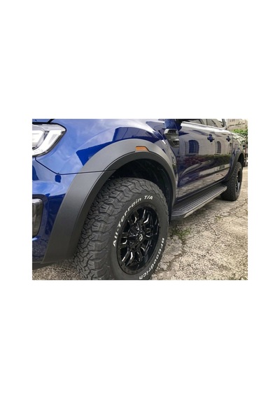 Ford Ranger T7 T8 Uyumlu Çamurluk Dodi K Kaplama Seti 6 Parça Reflektörlü İthal Ürün Sensörsüz