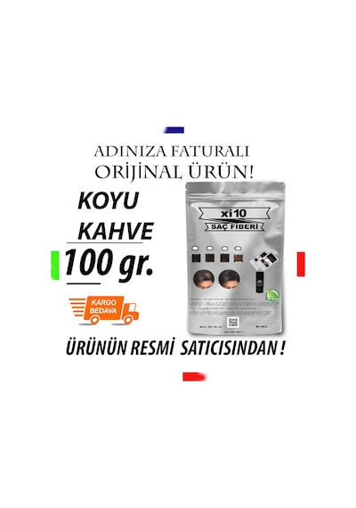 Jaja Xi10 Topik Saç Tozu Koyu Kahve 100 G