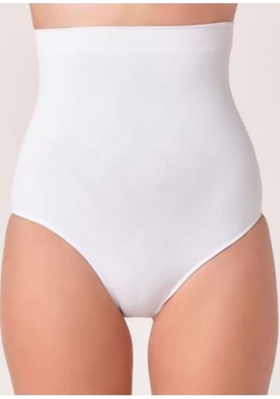 Sistina Beyaz Kadın Dikişsiz Slip Korse 780