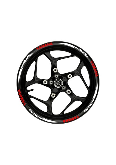 Yamaha Kırmızı Yazılı Beyaz Pençe Şeritli-245