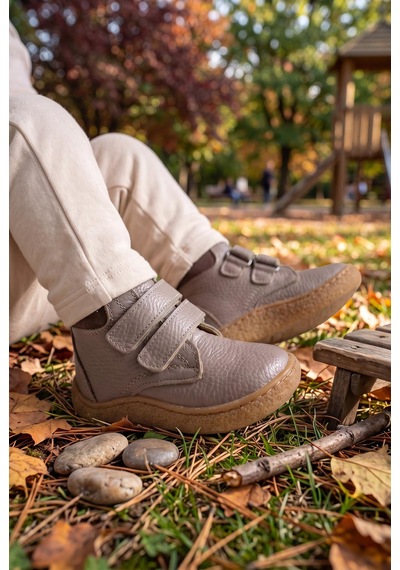 Tuğba Ortopedi 601 Çocuk Barefoot Deri Bot Kum
