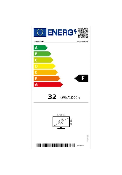 Toshiba 32W2163DT 32" HD Smart LED TV