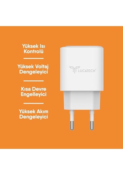Pd Ve Usb Turbo Şarj Adaptörü Super Hızlı Şarj