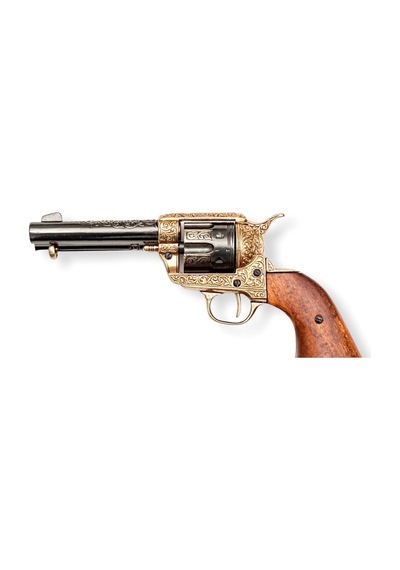 Denix Dekoratif Replika Cal.45 Peacemaker Revolver 4,75", Usa 1873