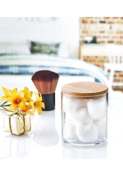 Çok Amaçlı 3'lü Şeffaf Akrilik Organizer Set Açık Bej