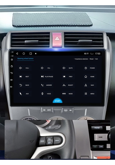 Honda City 2009-2011 Android Multimedya 2/32gb Carplayli 9 İnc Hd
