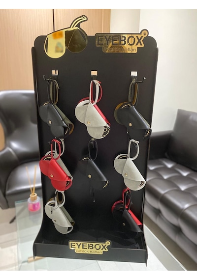 Esrada Optik İle Güneş Gözlüğü Kılıfı Asılabilir Krem Rengi