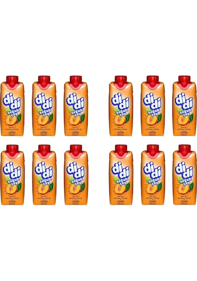 Çaykur Didi Şeftali Aromalı Soğuk Çay Kutu 330 Ml X 12 Adet