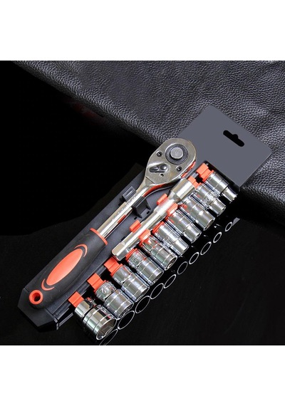 Cırcır Lokma Tork Anahtar Set 1/2 10-22mm 12li Soket Set CRV