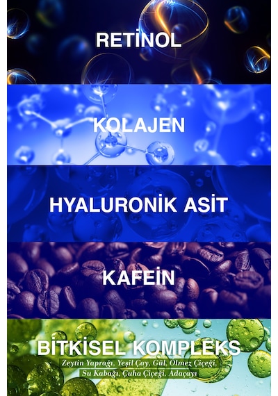 Age Reverse Kırışıklık Karşıtı Göz Kremi 15 ML - %10 Retinol, Kafein, Dolgunluk, Sıkılık