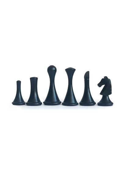El Yapımı Şimşir Ahşap Soyut Modern Satranç Taşları 77mm