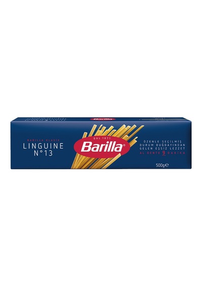 Barilla Bavette Makarna 500 G - Yassı Spagetti, 9 Dakikada Hazır 2'li Ekonomik Paket - 2 Adet Tarı
