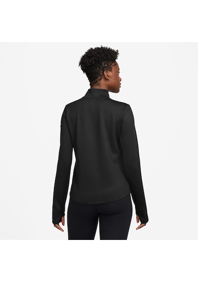 Nike Therma Fit Midlayer Yarım Fermuarlı Kadın Kışlık Sweatshirt-sportxstore Siyah