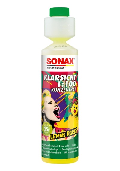Sonax Konsantre Cam Suyu Limon 1:100 250 Ml