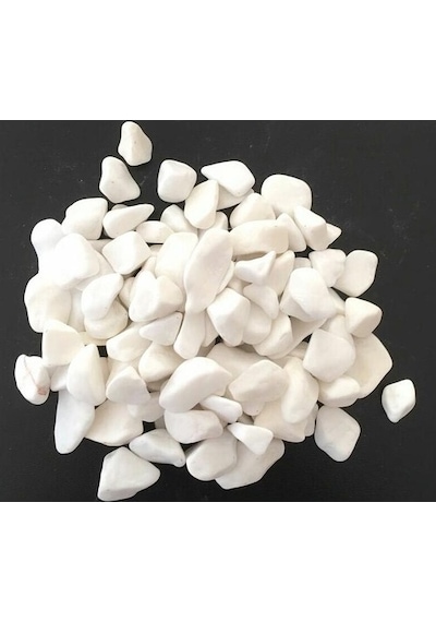 Dolomit Taş 1-2 Cm Beyaz Taş Bahçe Taşı Süs Taşı Dere Taşı