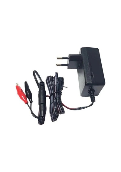 Mt-6/12c 6v-12v 1a Akü Şarj Cihazı 6 Volt Ve 12 Volt 1 Amper Kademeli Şarj Adaptörü Jaklı+krokodilli