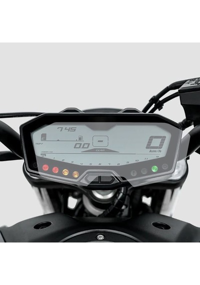 Gp Kompozit Yamaha Mt-07 2016-2021 Uyumlu Motosiklet Ekran Koruyucu Şeffaf