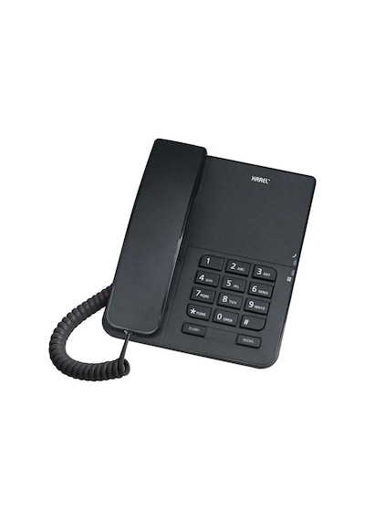 Karel Tm140 Siyah Analog Masa Üstü Kablolu Telefon