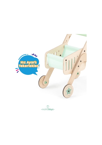 Trio Shopper Yürüteç - Oyuncak Avm Arabası