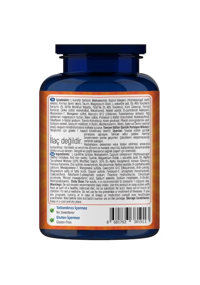 One Up Multivitamin Enerji 30 Kapsül