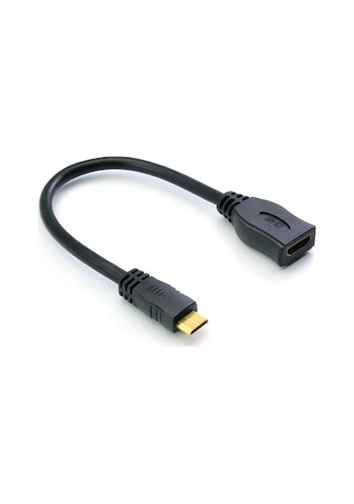 Mini Hdmi To Hdmi Kablo Çevirici Tablet Slr Kamera  Projeksiyon