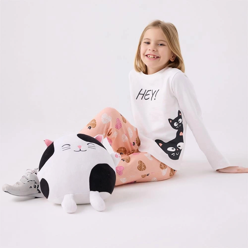 Rolypoly Rp3466c Kız Çocuk Kışlık Pijama Takım KREM