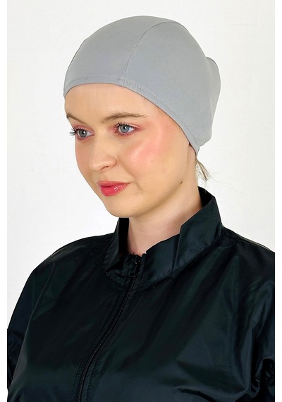 Sea Queen Kadın Likralı Kumaş Bez Bone Deniz Ve Havuza Uygun Gri - 651363807 Gri