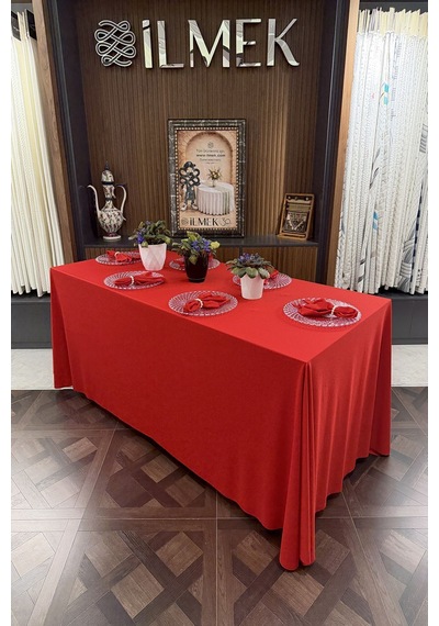 Dertsiz Dikdörtgen Masa Örtüsü 320x220cm - Dikişsiz Ütü İstemez - Düğün Davet Organizasyon Otel Restoran Kırmızı Kırmızı Dertsiz Dikdörtgen Masa Örtüsü 320x220cm - Dikişsiz Ütü İstemez - Düğün Davet Organizasyon Otel Restoran Kırmızı Kırmızı