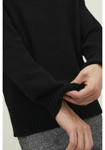 Jack & Jones Erkek Kazak 12215468 Siyah Siyah